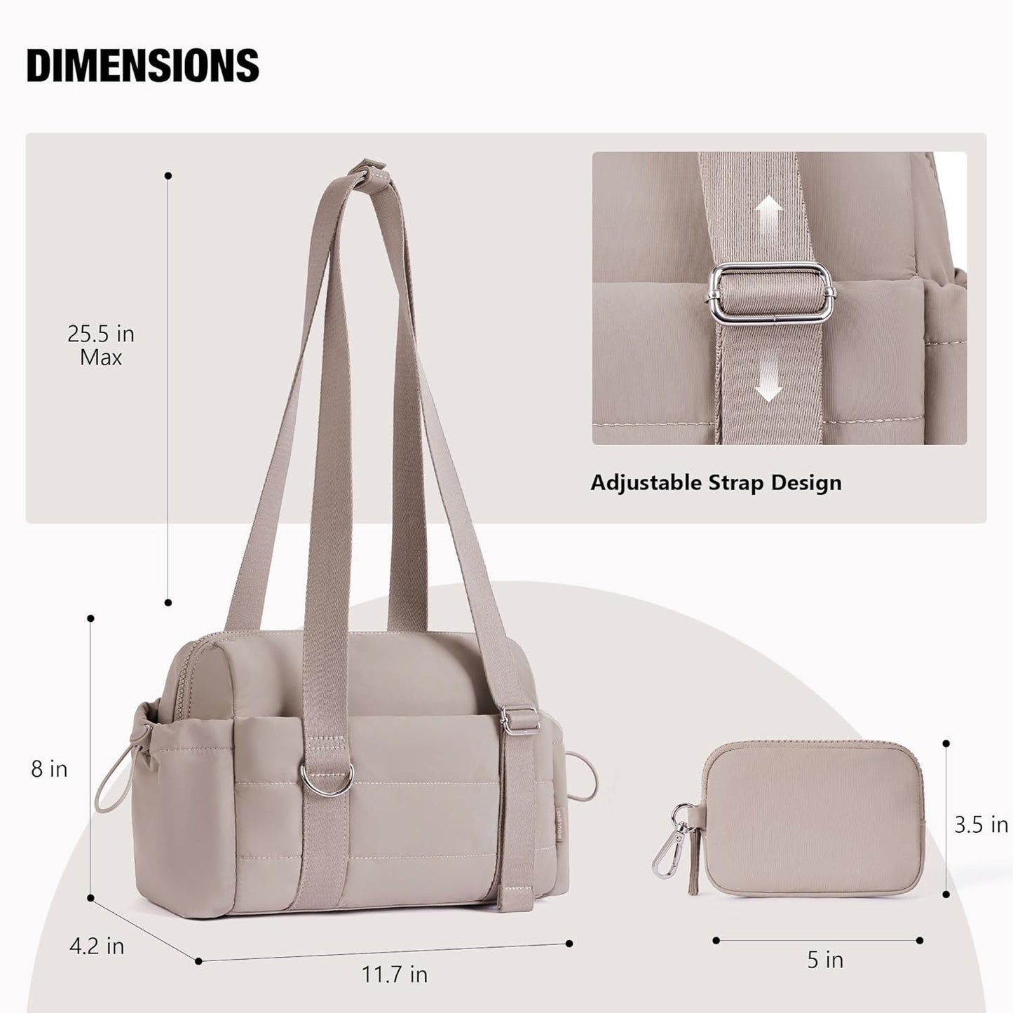 ROULENS Small Gym Bag for Women 2 Set Mini Gym Duffle Bag with Wet Compartment and Coin Wallet, Gym Tote Bag for Workout/Sport/Travel