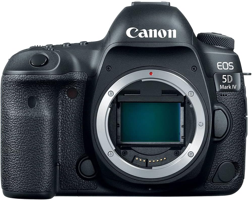Canon EOS 5D Mark IV DSLR Camera 30.4MP Full Frame with 4K Video, Dual Pixel AF, Wi-Fi, GPS | Pro Photography Camera for Portraits, Landscapes, and Video + Canon 50mm f/1.8 Lens + Bag + 64GB Card
