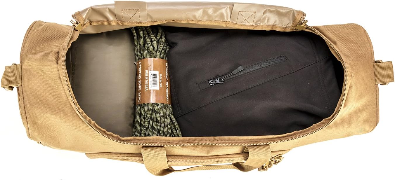 Gym Duffel Bag for Men Sports Duffel Bag with Shoe Compartment (TAN-Model B)