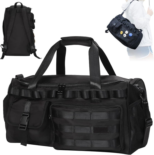 Gym Bag for Men & Women With Shoe Compartment, Convertible Duffle Bag & Gym Backpacks, Gym Bag for travel, Sports, Fitness & Workout