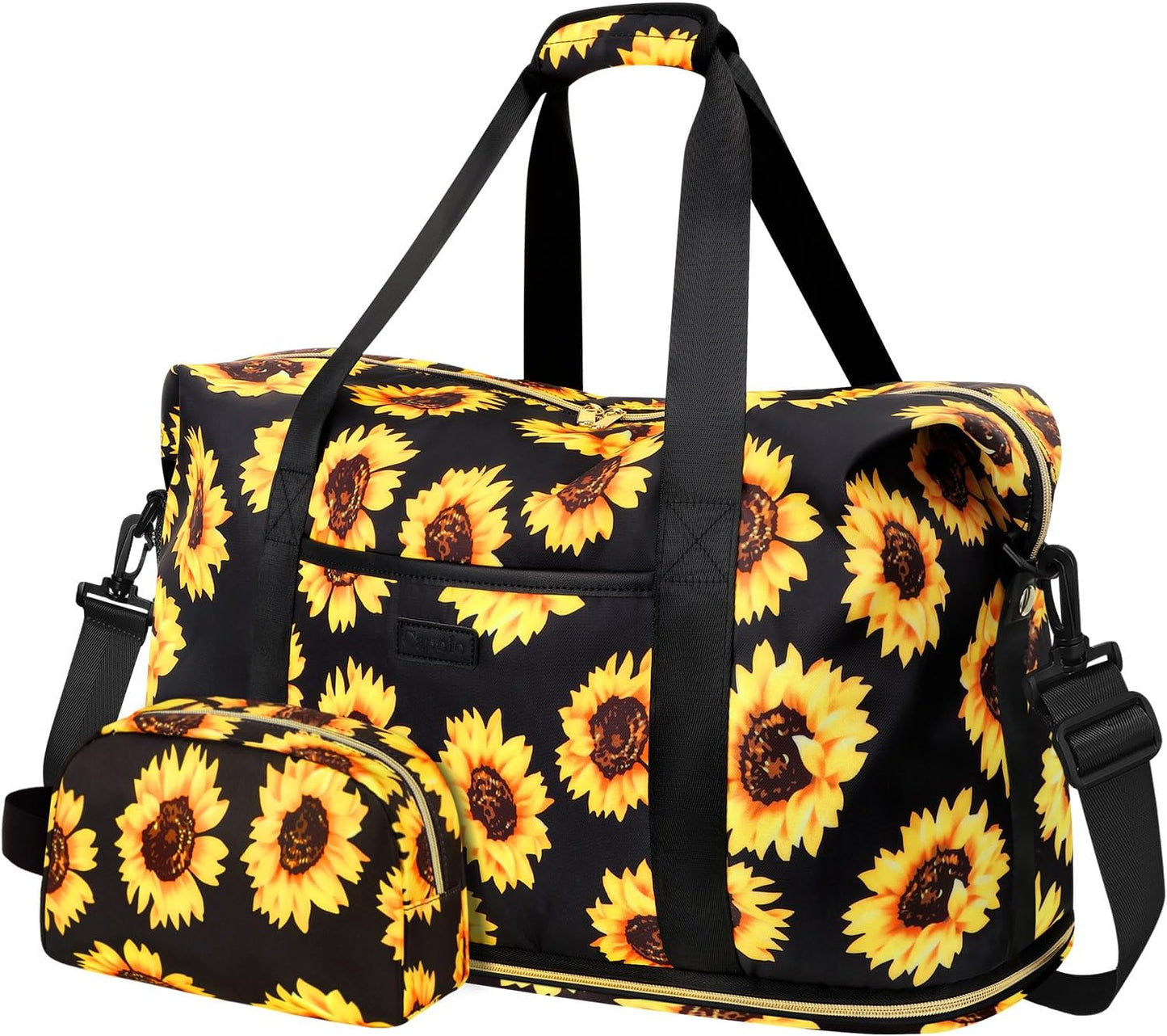 Expandable Travel Duffle Bags Weekender Overnight Bags for Women Men Hospital Bag for Women Labor Delivery with Toiletry Bag Waterproof