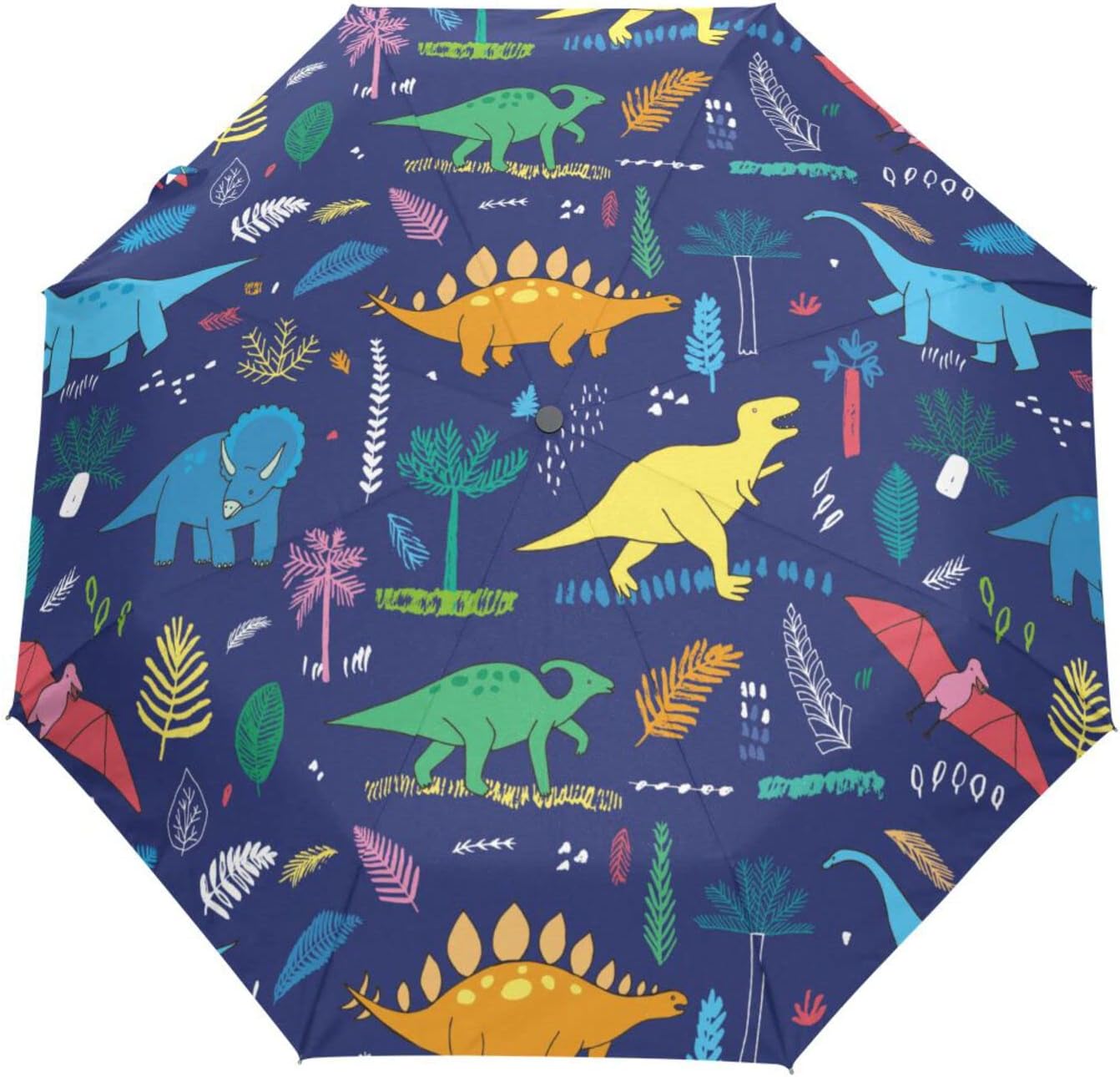 Automatic Umbrella One Touch Auto Open and Close Button Compact Travel Umbrella for Women Men Kid