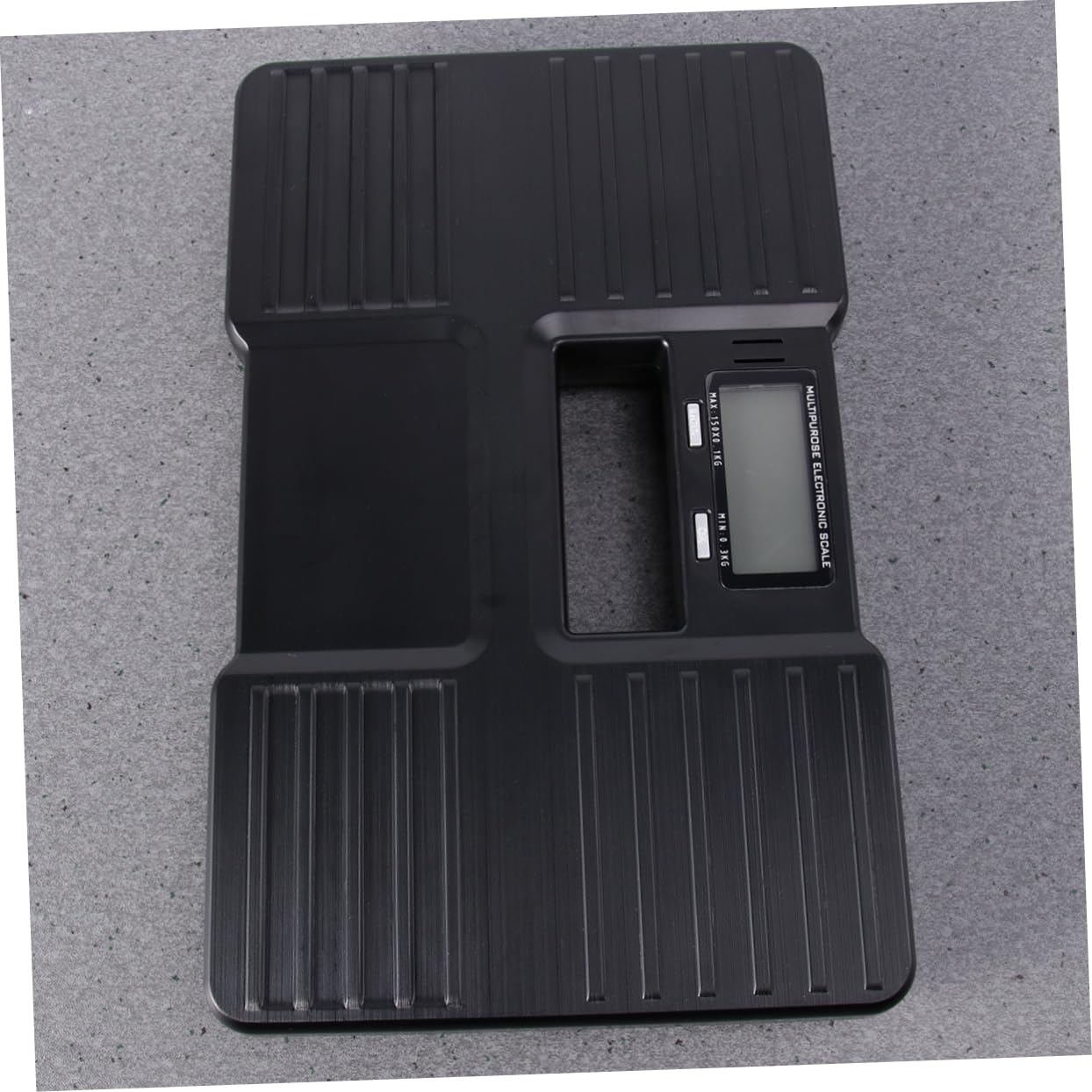 150kg Digital Body Weight and Baggage Scale with Backlight Display Capacity Between Lb for Weighing Packages and More Black