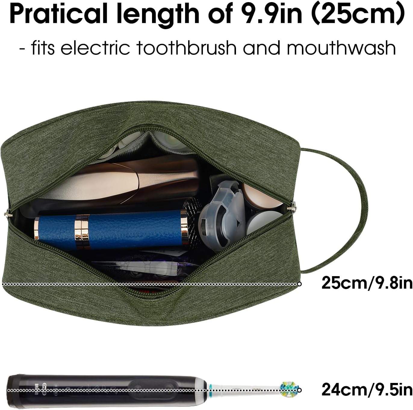 Narwey Travel Toiletry Bag for Women Traveling Dopp Kit Men Travel Bag for Toiletries Cosmetic Bag Makeup Bag Medicine Bag for Traveling