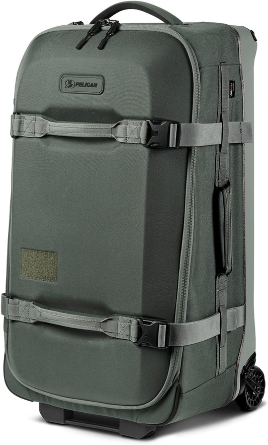 Pelican Aegis Luggage - Check in Duffel Bag with Wheels - 28 Inch Suitcase with Wheels (Charcoal)