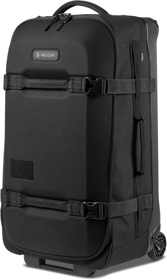 Pelican Aegis Luggage - Check in Duffel Bag with Wheels - 28 Inch Suitcase with Wheels (Black)