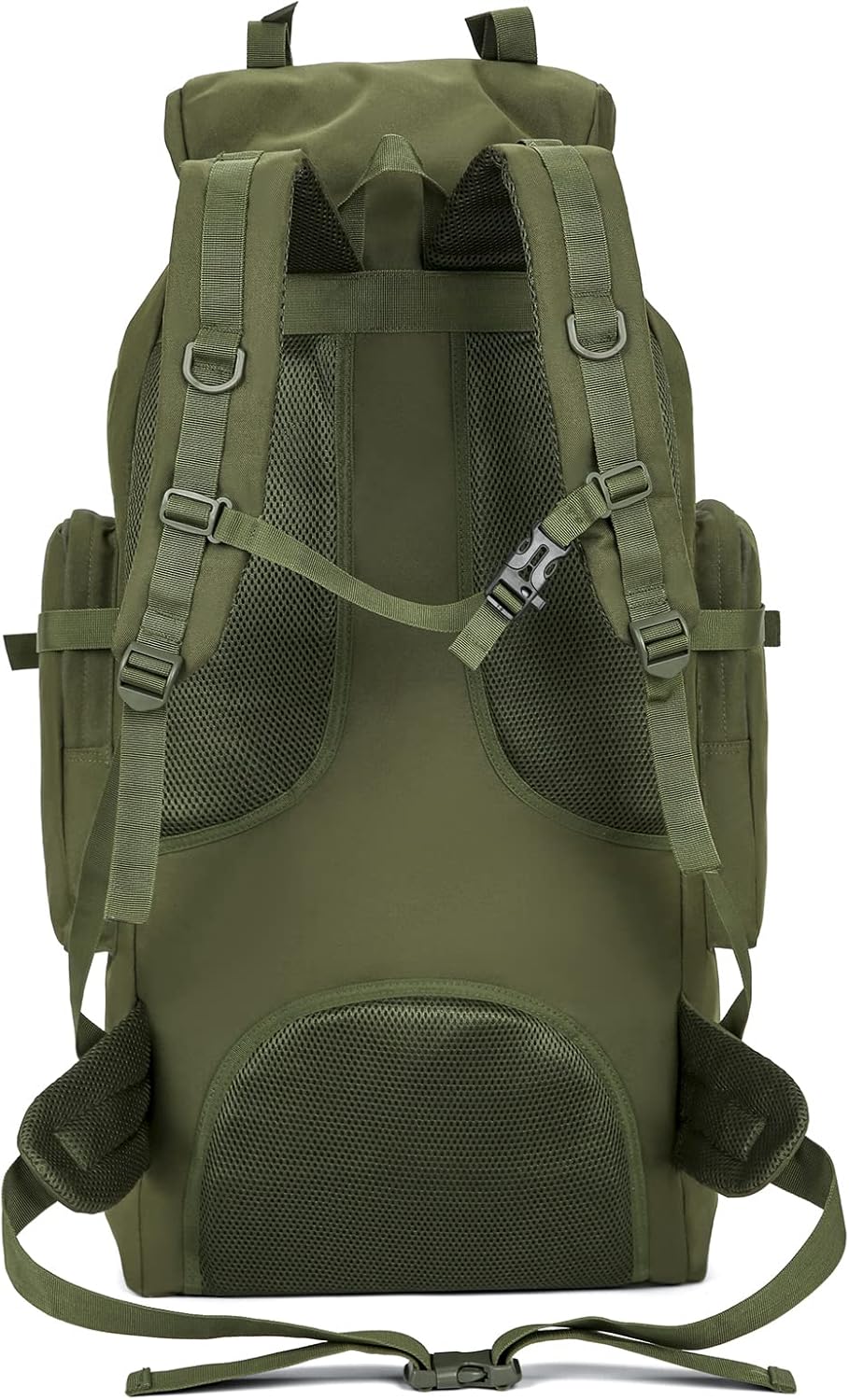 100L Camping Hiking Backpack,Molle military Tactical rucksack backpack,Waterproof Lightweight Hiking Backpack (Army Green)