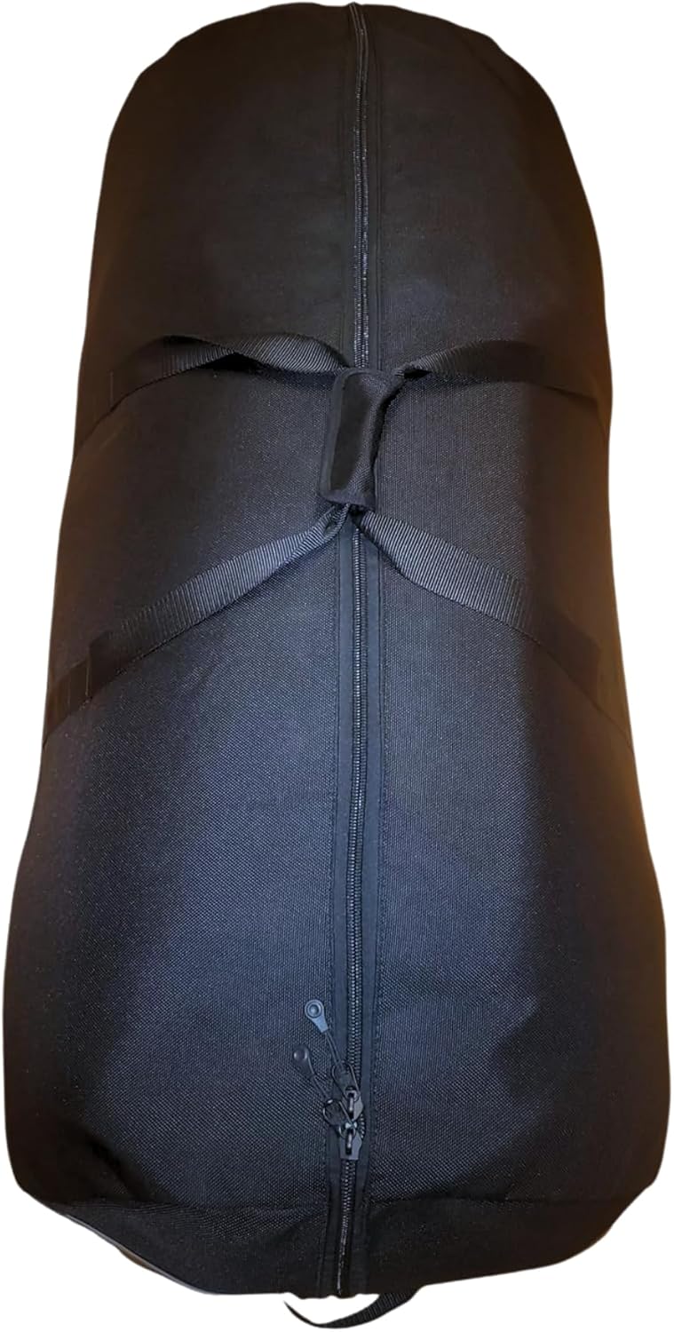 1000LB XL Duffel Bag – 250L/65Gal Heavy-Duty Ballistic Nylon Travel Bag with YKK Zipper, Reinforced Handles, Oversized Water-Resistant Gear Bag for Camping, Sports, Equipment, Tools – Black (41x20)