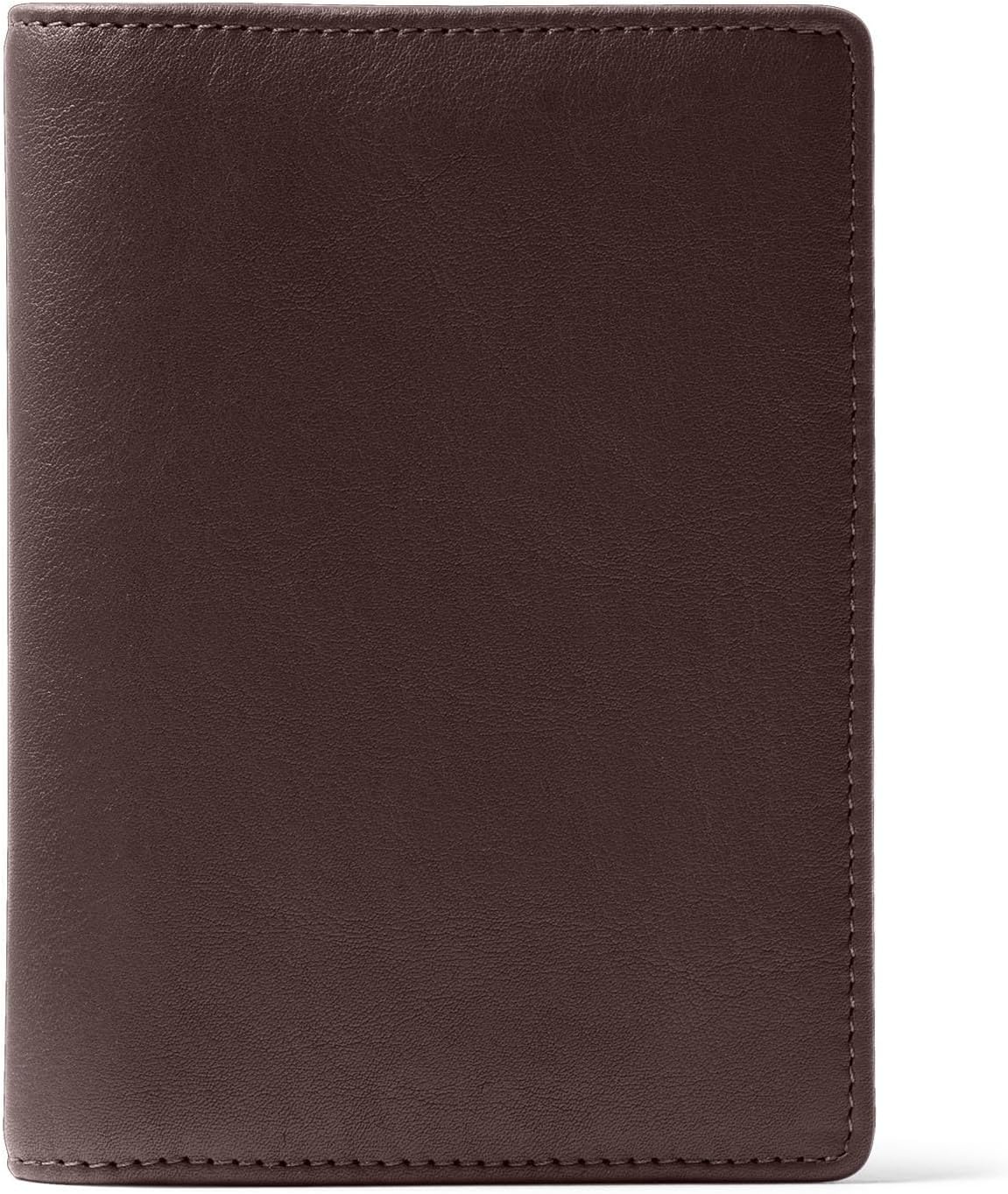 Leatherology Deluxe Passport Cover – Leather Travel Wallet with Card Slots, Pockets & Cash Storage