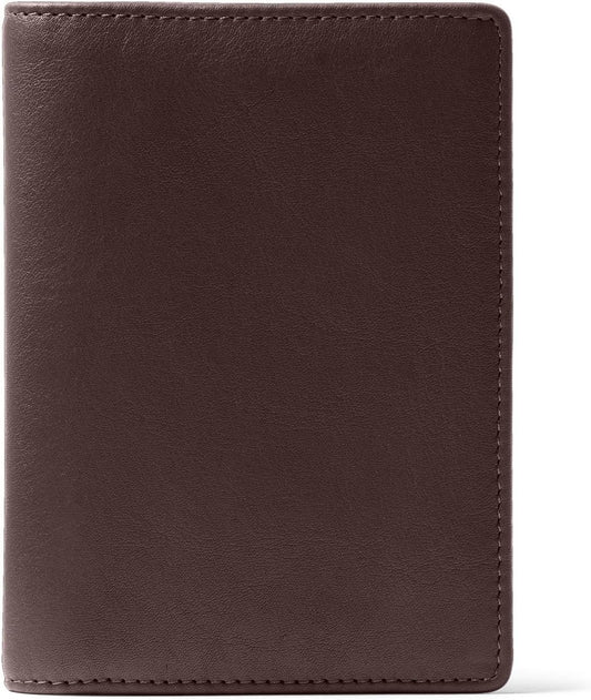 Leatherology Deluxe Passport Cover – Leather Travel Wallet with Card Slots, Pockets & Cash Storage