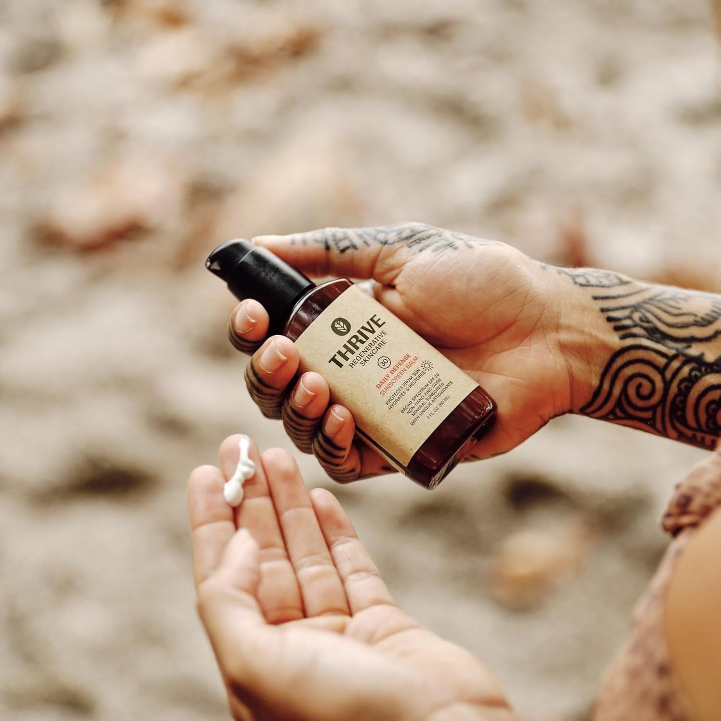 Thrive Natural Care Vacation Skin Care Set - Face Scrub, SPF30 and Face Wash - Vegan & Cruelty Free