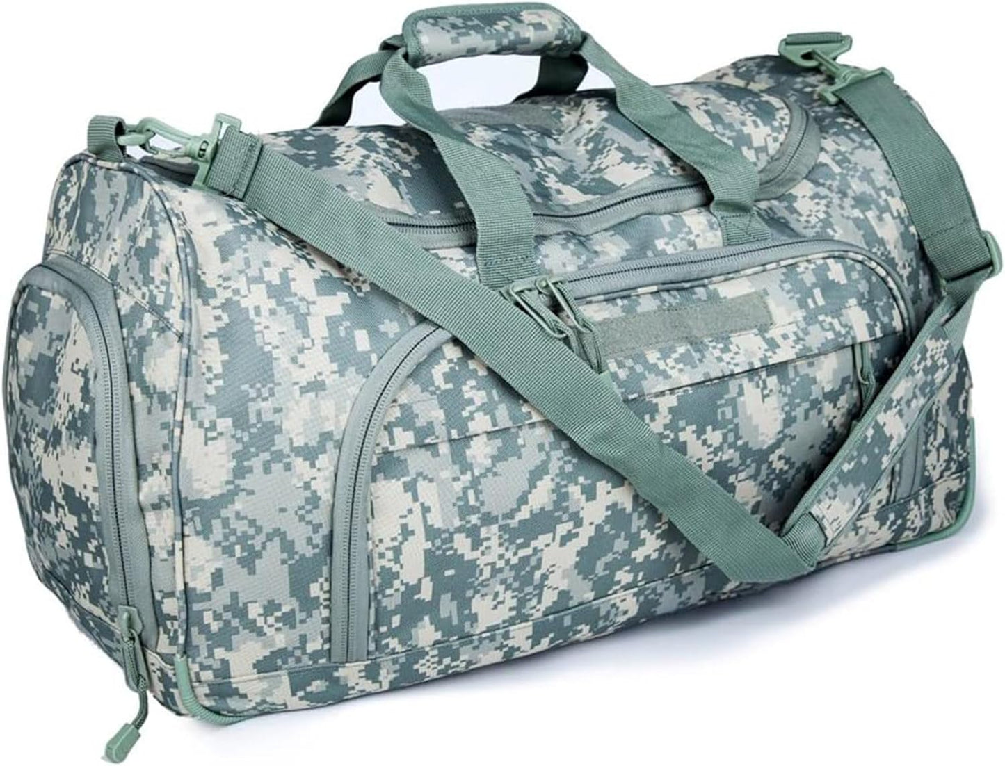 Gym Bag Duffle Bags for Men Women with Shoes Compartment Sport Weekend Travel Overnight Carry On Bag for Tactical Military Travel Work Out Bags (2.0 ACU)