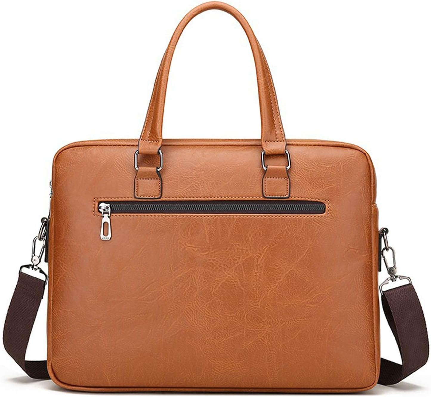leather Laptop Bag for Men 16 inch Laptop Briefcase Waterproof,Handbags Shoulder Crossbody Bag Business