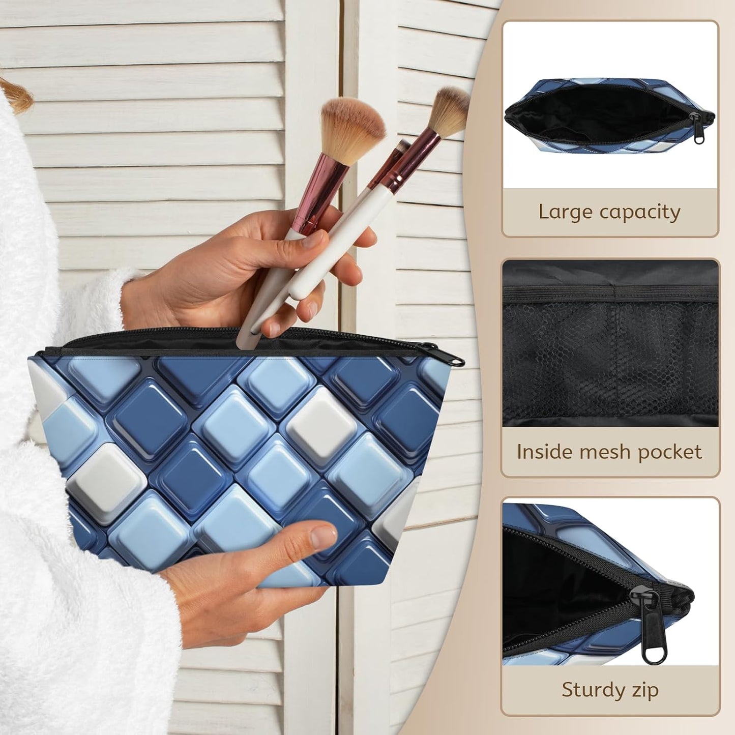 Kids Toiletry Bag Travel Cosmetic Makeup Organizer Wash Shower Bags Over Night Bags Camping Shaving Kit Handbags for Boys Girls