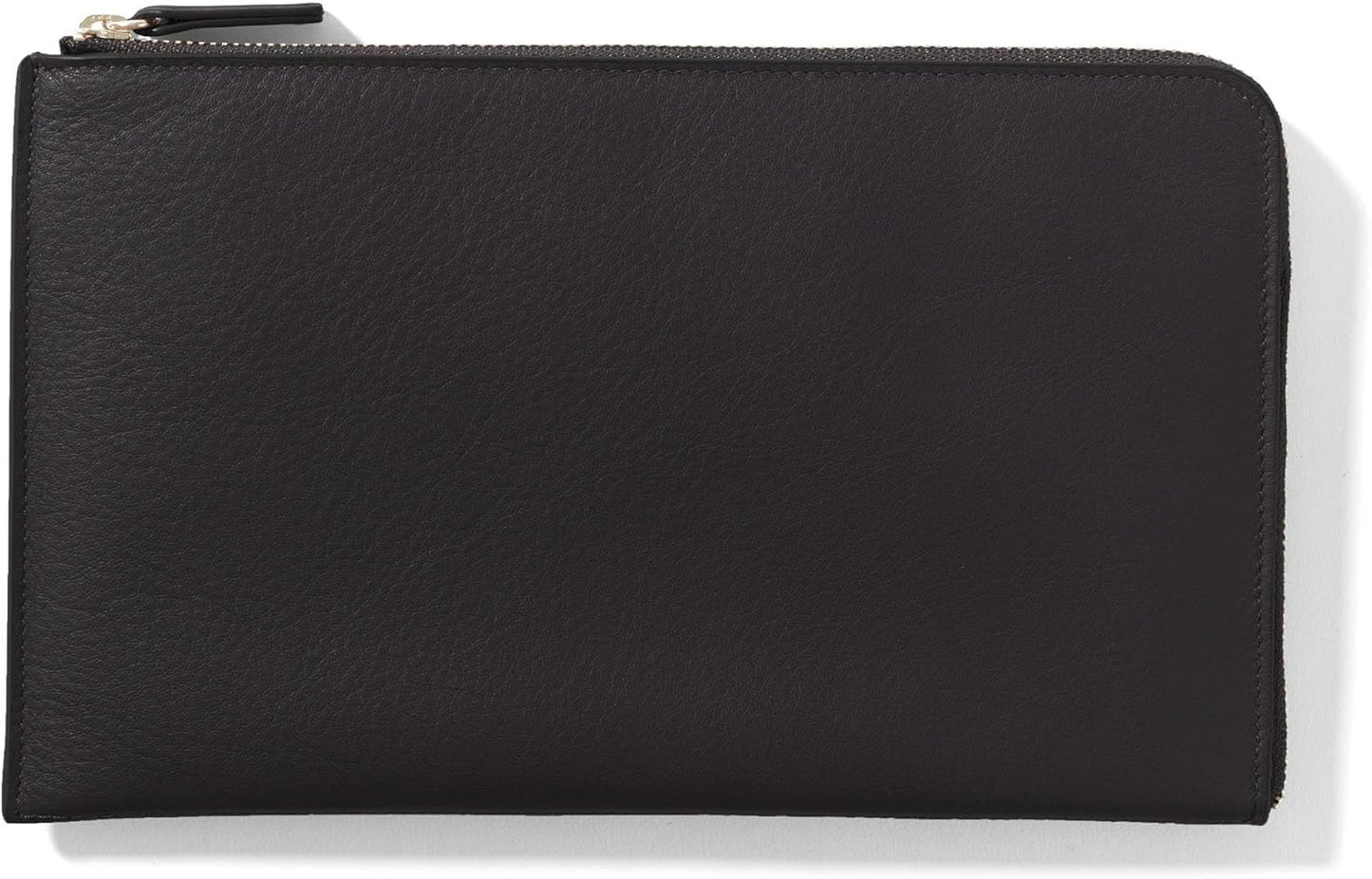 Leatherology Black Onyx Leatherology Slim Zip Travel Wallet - Compact and lightweight, Versatile storage, Zip closure