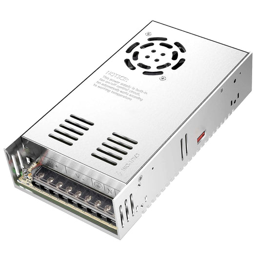 12V 30A 360W 110V AC to DC Regulated Universal Switching Power Supply, Transformer Adapter LED Driver for LED Strip Lights, CCTV Camera System, CCTV, Radio, 3D Printer
