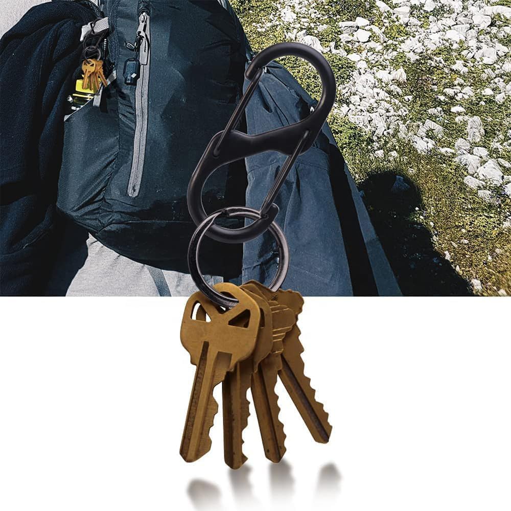 15pcs Zipper Clip Theft Deterrent, Double Opening Backpack Zipper Lock, Zipper Pull Replacement Anti Theft for Luggage