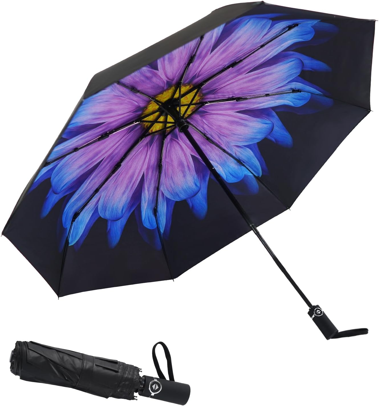SY COMPACT Travel Umbrella Windproof Factory outlet Compact Automatic Umbrellas for Rain Compact Small UV Sun Protection Umbrella Durable Waterproof Lightweight-Fits Backpack Car Purse