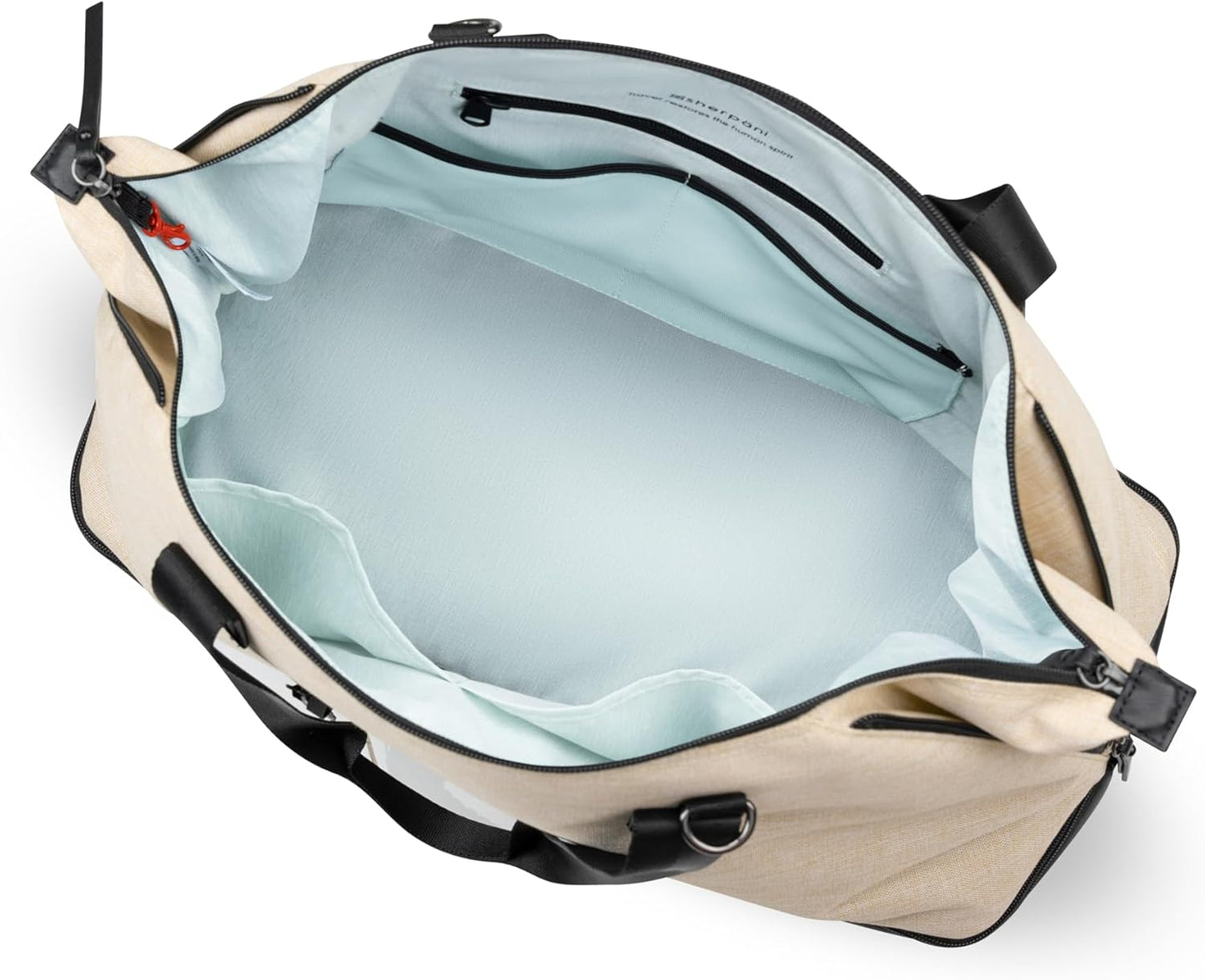 Sherpani Boston, Anti-Theft Weekender Bags,Travel Duffel Bag for Women, Carry On Tote Bag with Removable Shoe Bottom Compartment, Metal Hardware