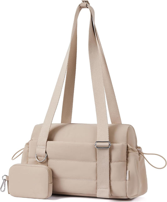 ROULENS Small Gym Bag for Women 2 Set Mini Gym Duffle Bag with Wet Compartment and Coin Wallet, Gym Tote Bag for Workout/Sport/Travel