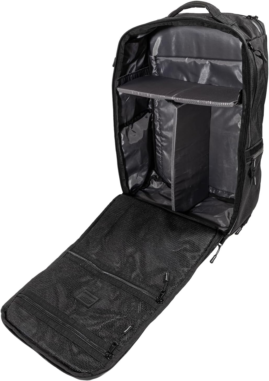 SERIOUS STEEL FITNESS Pro Backpack With Removable Dividers (1680D Nylon - Black)