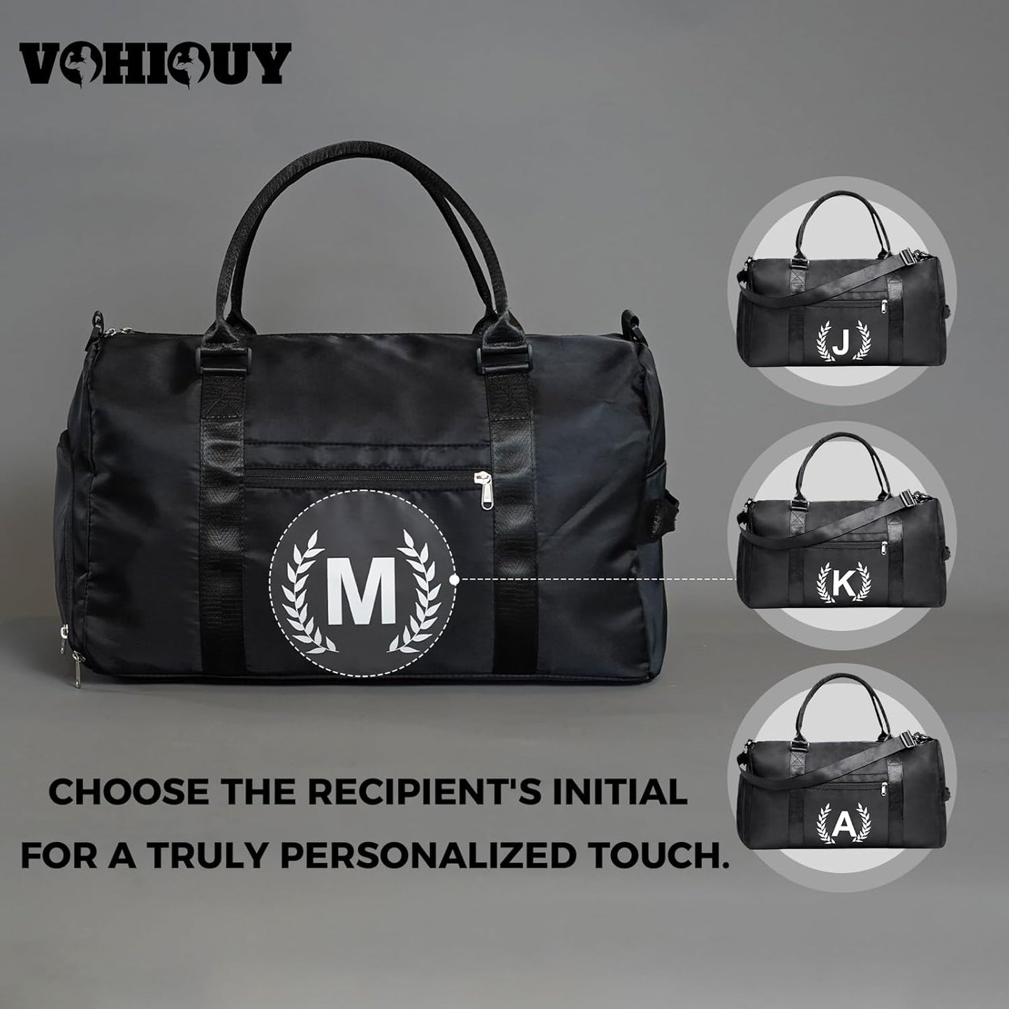 Gym and Travel Duffle Bag, Multi-colored, T, Nylon, Water Resistant, 13x16x11 inches, 4 Compartments, Zipper Closure, Web Handle, Adjustable Strap, Perfect for Gym, Travel, Gift