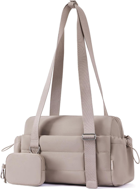 ROULENS Small Gym Bag for Women 2 Set Mini Gym Duffle Bag with Wet Compartment and Coin Wallet, Gym Tote Bag for Workout/Sport/Travel