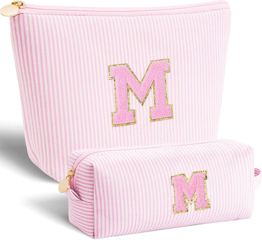 Mothers Day Gifts for Mom,Mum Gifts from Daughter,Birthday Gifts for Wife Sister Her,Mother in Law Gift,Mama Gifts Idea,Makeup Bag Set Cosmetic Bag - Pink,M