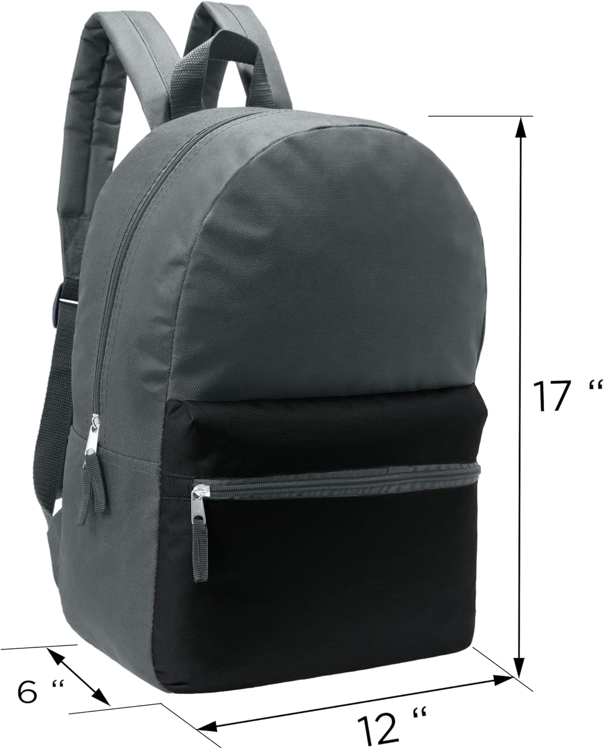 17" School Backpacks for Kids - Backpacks in Bulk for Elementary, Middle, and High School Students in Assorted Colors