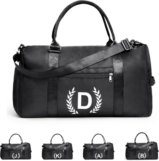 Gym Bag for Women & Men, Fitness Workout Sports Travel Duffle Bag with Wet Pocket & Shoes Compartment, Great Present for Gym Lovers