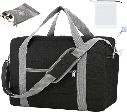 For Spirit Airlines Personal Item Bag 18x14x8 with Wet Pocket Foldable Travel Duffel Bag Underseat Carry on for Men & Women