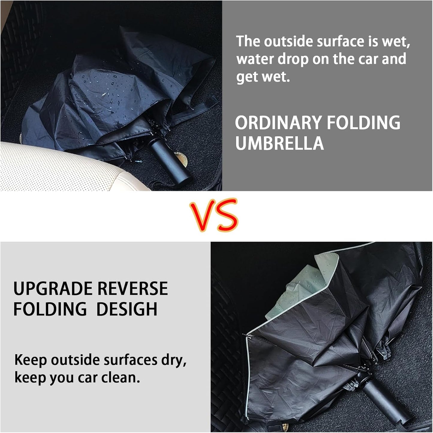 Automatic Umbrella Windproof Lightweight Strong Compact UV Protection Rain Travel Umbrellas Collapsible Backpack Umbrella Suit For Adult