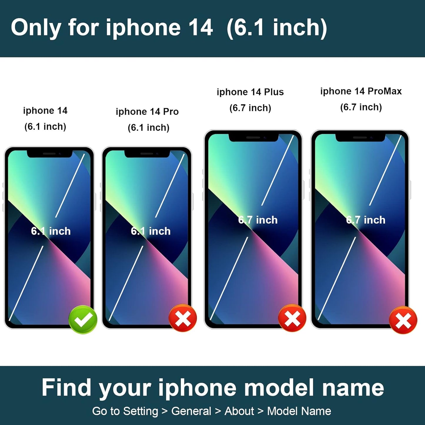 Folosu Compatible with iPhone 14 Case Wallet with Card Holder, 360°Rotation Finger Ring Holder Kickstand, RFID Blocking Leather Protective Double Buttons Shockproof Cover 6.1 Inch Red