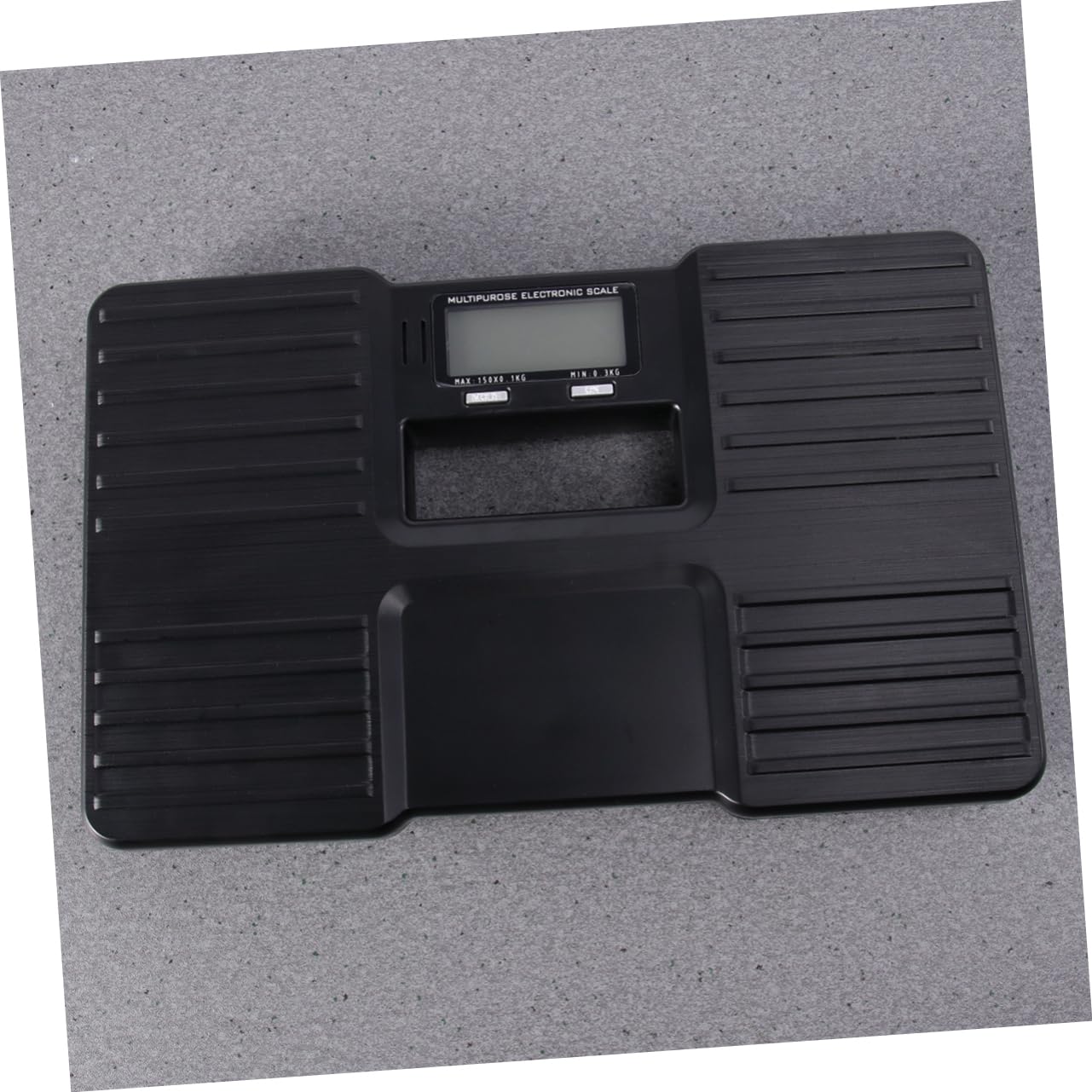 150kg Digital Body Weight and Baggage Scale with Backlight Display Capacity Between Lb for Weighing Packages and More Black