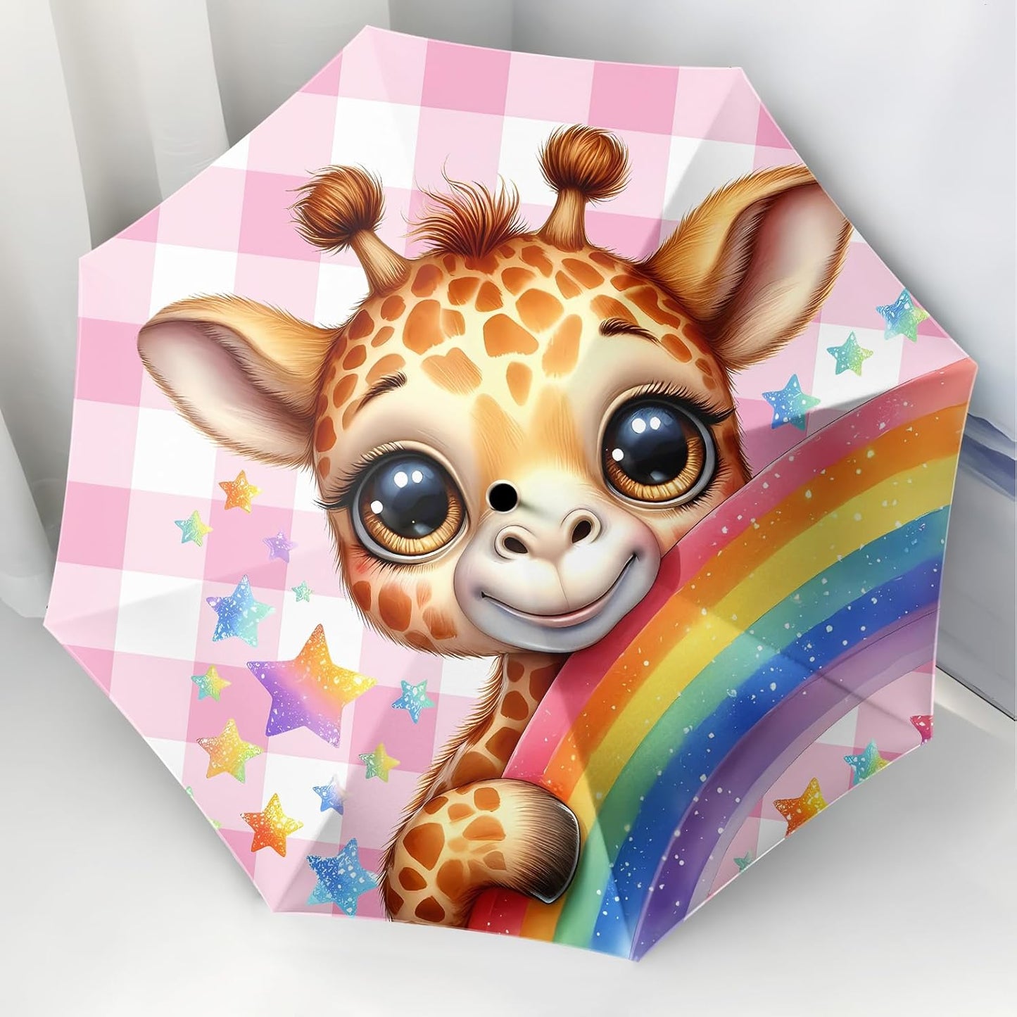 Small Travel Folding Umbrella for Girl, Portable, UV, SunShade, Compact, Automatic, Rain & Wind