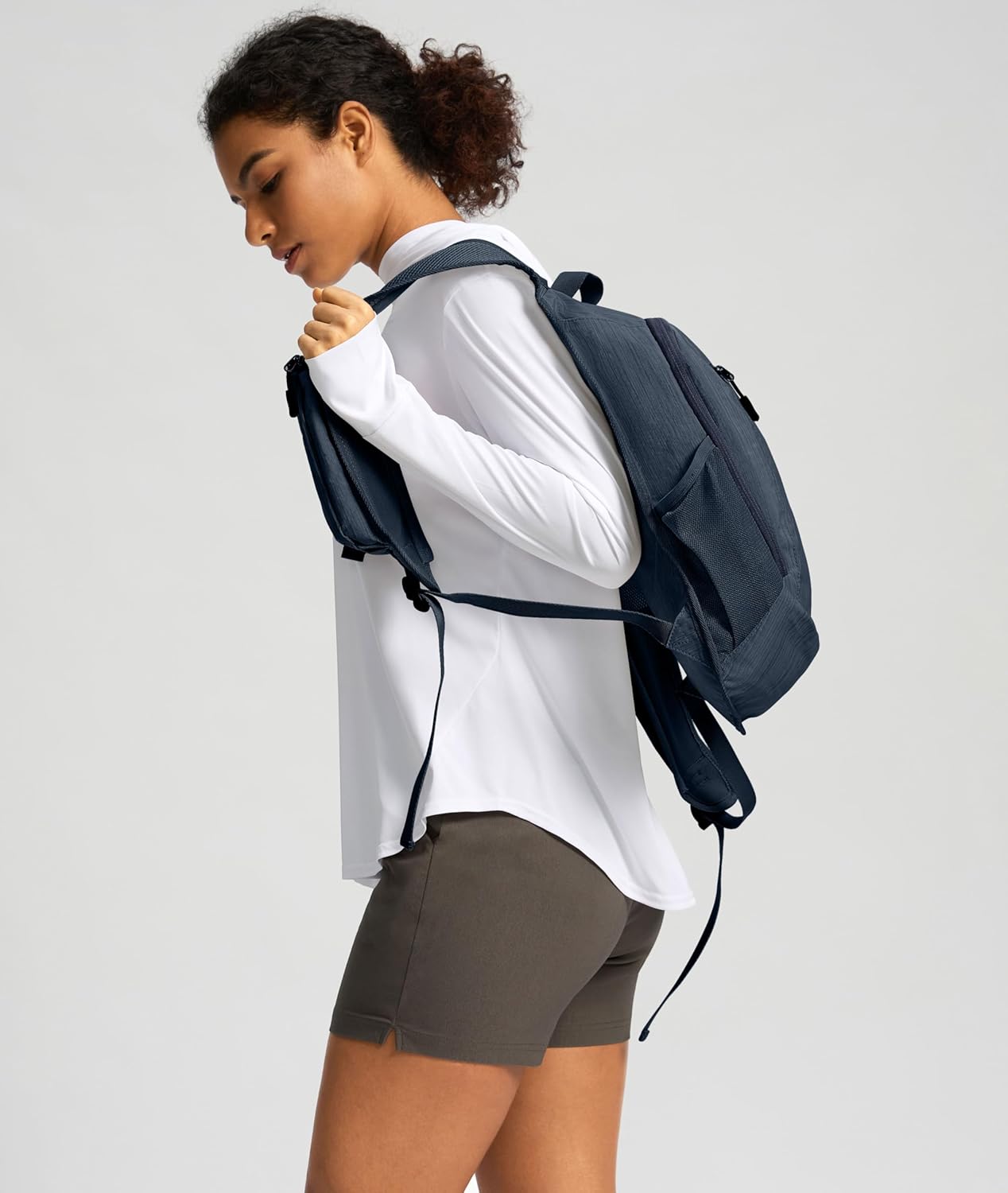 10L Small Hiking Backpack Travel Daypack Lightweight Packable Back Pack for Women Men(Dark Navy)