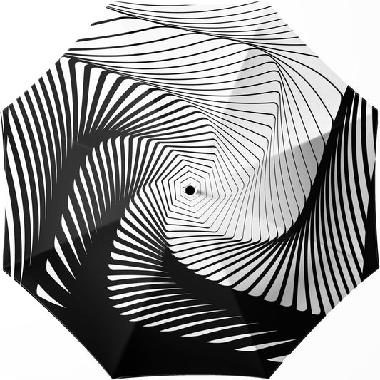 Small Compact Travel Automatic Folding Umbrella for Women, Portable Lightweight, Rain, Wind, UV Sun Shade