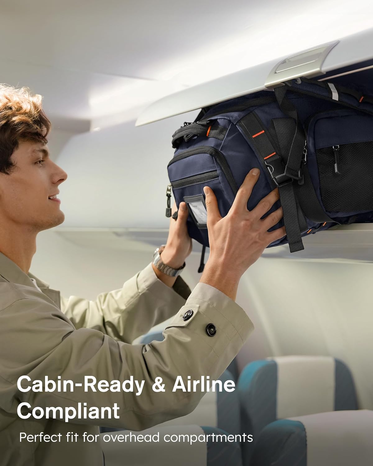 Tolaccea Gym Bag for Men & Women, 40L Duffle Bag Backpack for Travel Sports with Shoe Compartment, Wet Pocket & Extra Laptop Bag for 15.6'', 3-in-1 Sport Workout Duffel Carry On for Airplane (Navy)