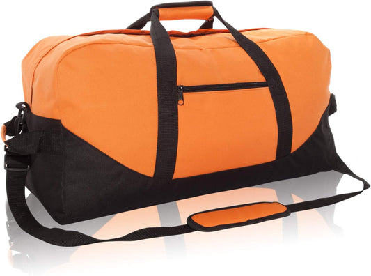 DALIX 25" Big Adventure Large Gym Sports Duffle Bag (Black Grey Navy Blue Red Camo)