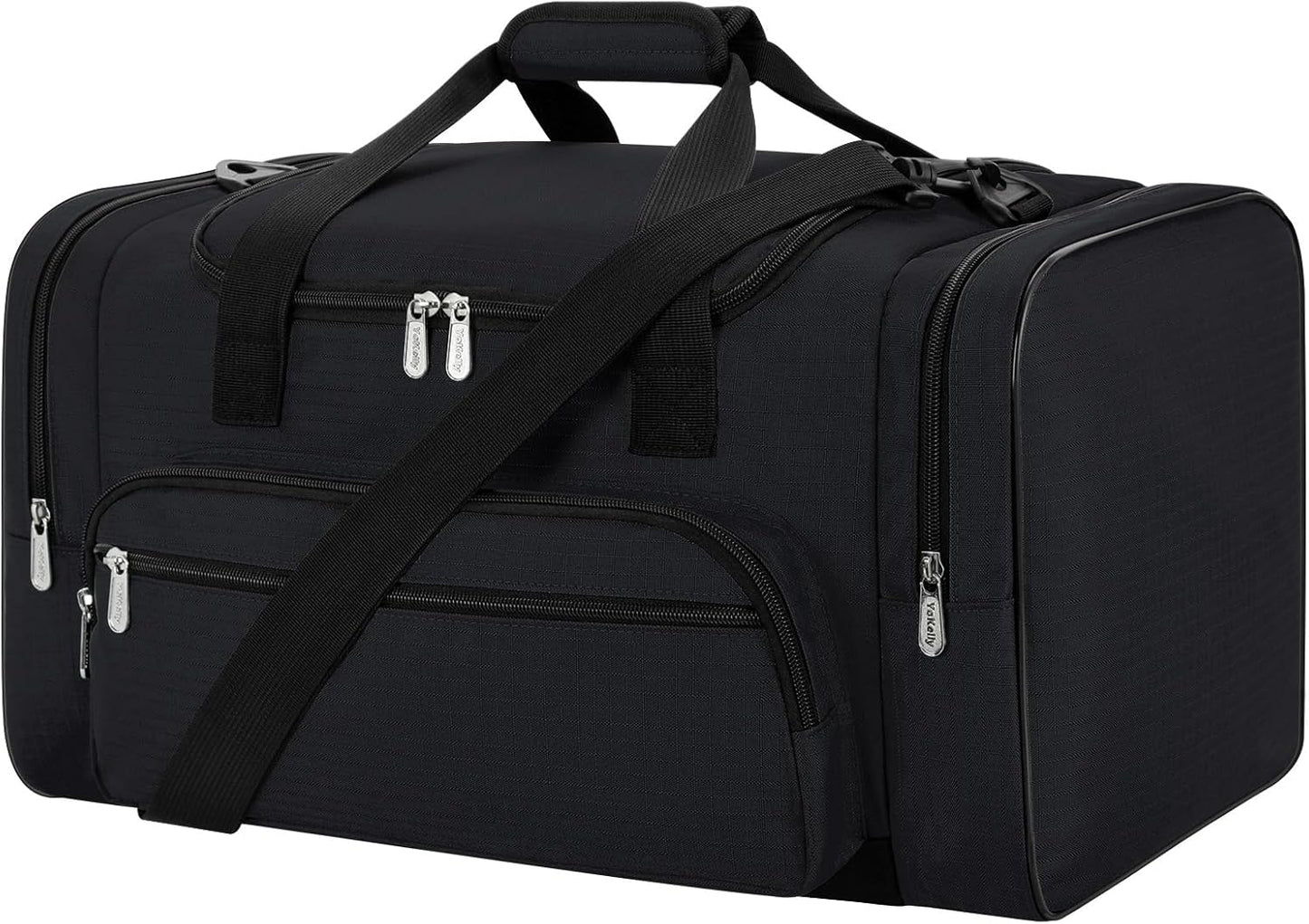 Gym Bag 22 inch Sport Duffle Bag for Men - 55L Weekender Duffel Bag for Travel - Black
