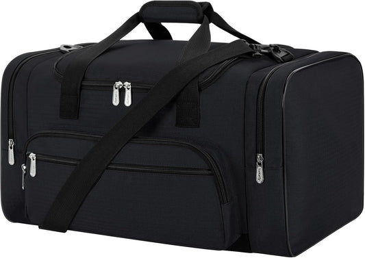 Gym Bag 22 inch Sport Duffle Bag for Men - 55L Weekender Duffel Bag for Travel - Black