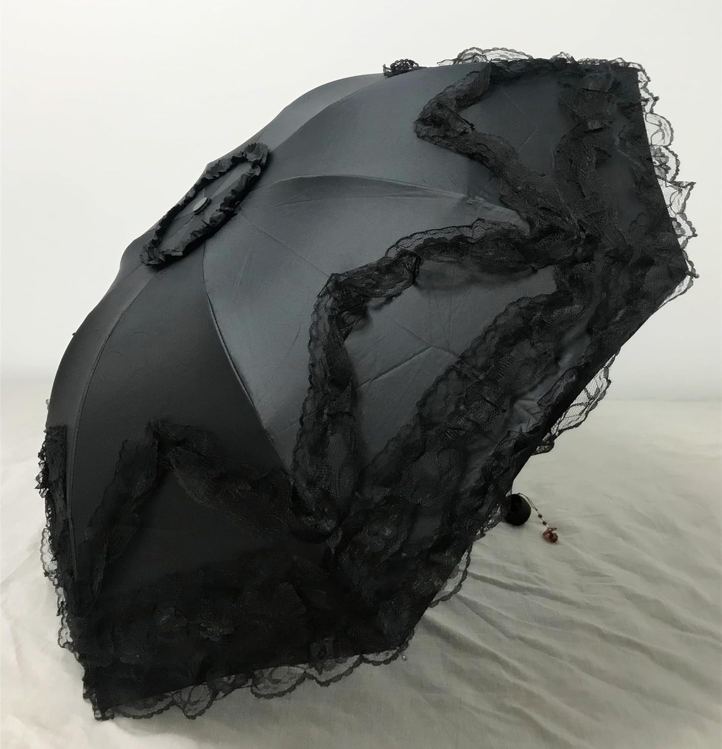 Vintage Lace Parasol Gothic Lolita Umbrella UV Sun Protection Witch Cosplay Photoshoot Props Party Decoration