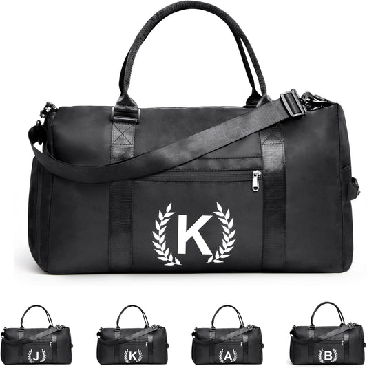 Gym Bag for Women & Men, Fitness Workout Sports Travel Duffle Bag with Wet Pocket & Shoes Compartment, Great Present for Gym Lovers
