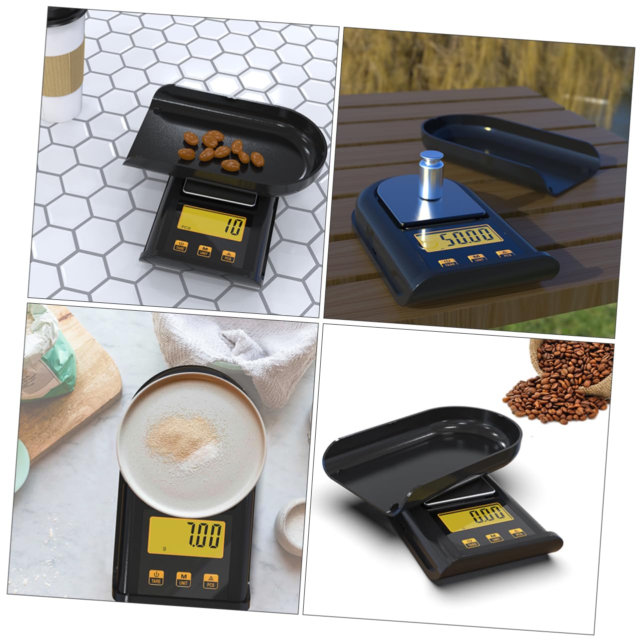 1pc Scale for Jewelry Accurate Weight Measurement for Home Travel Lightweight Portable Design for Powder Herbs