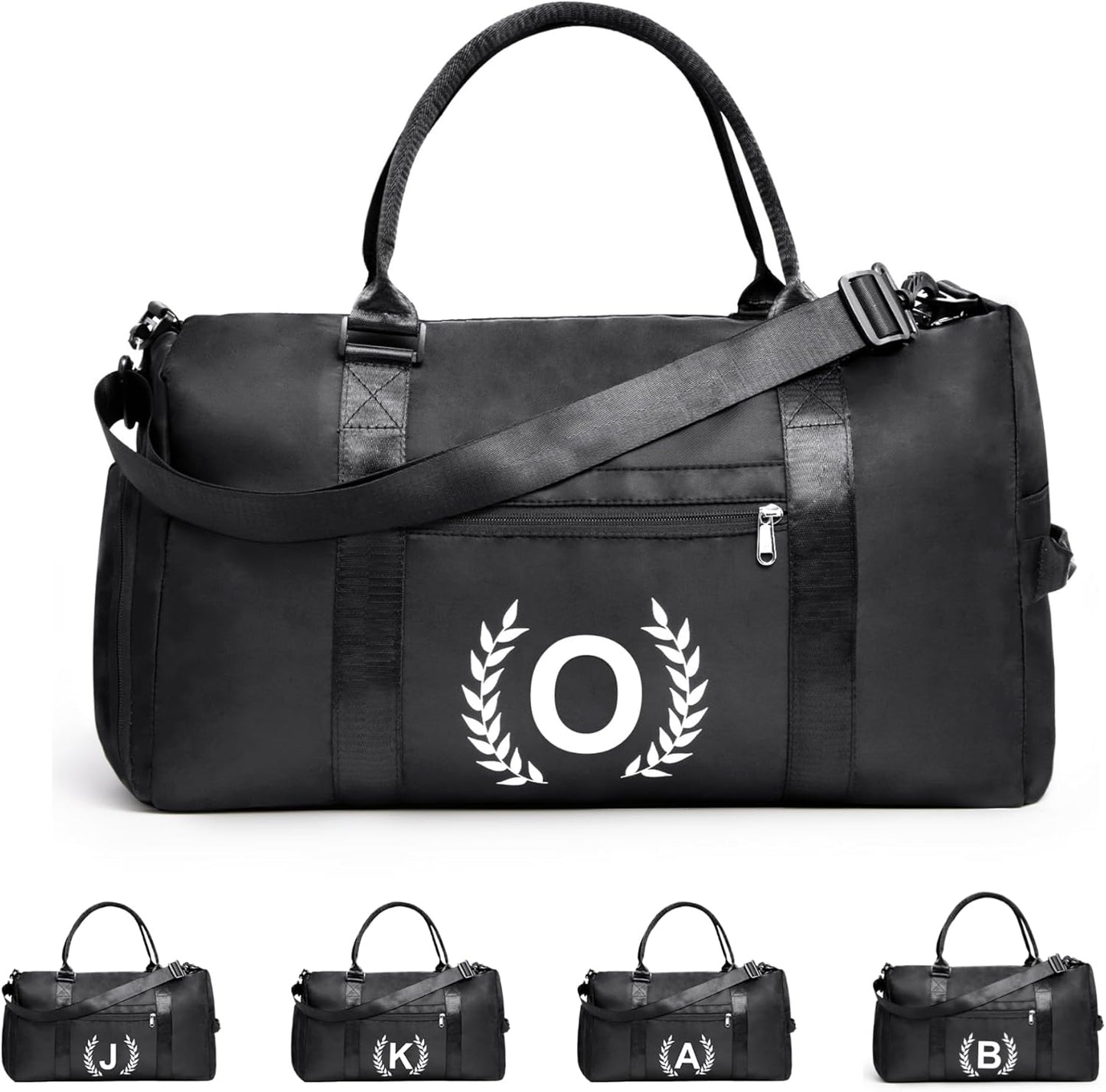 Gym Bag for Women & Men, Fitness Workout Sports Travel Duffle Bag with Wet Pocket & Shoes Compartment, Great Present for Gym Lovers