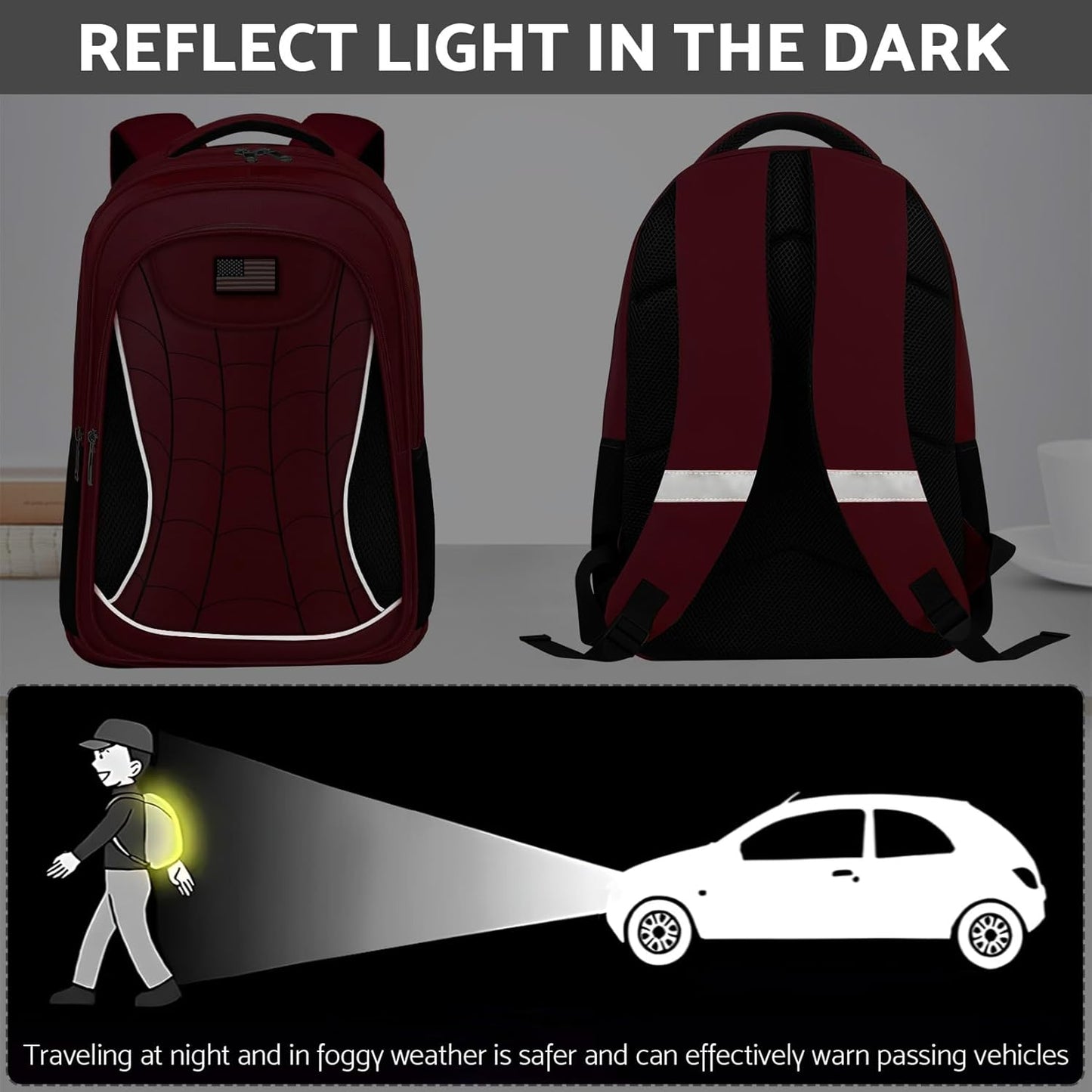 Kids Backpack for Boys，3PCS Boys Backpack with Lunch Box Set for Children Elementary Middle School Students，Lightweight School Bookbag for Travel and Daily Use