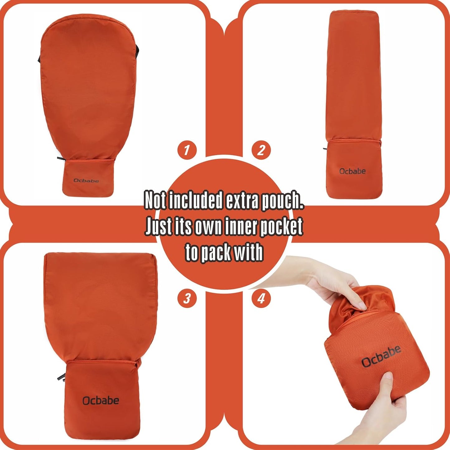 15L/25L Small Packable Lightweight Backpack Hiking Daypack Water Resistant Foldable Outdoor Camping Travel Bag for Women Men