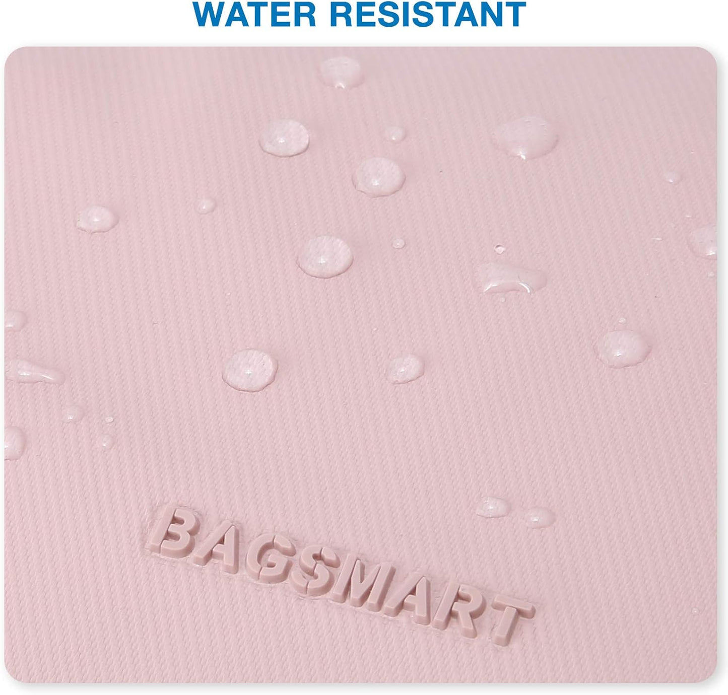 BAGSMART Toiletry Bag for Men, Travel Toiletry Organizer Dopp Kit Water-resistant Shaving Bag for Toiletries Accessories, Door Room Essentials,Pink-medium