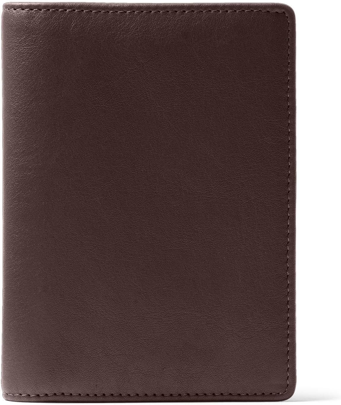 Leatherology Deluxe Passport Cover – Leather Travel Wallet with Card Slots, Pockets & Cash Storage