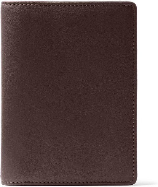 Leatherology Deluxe Passport Cover – Leather Travel Wallet with Card Slots, Pockets & Cash Storage